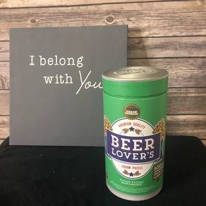 Beer Lovers Jigsaw Puzzle NWT